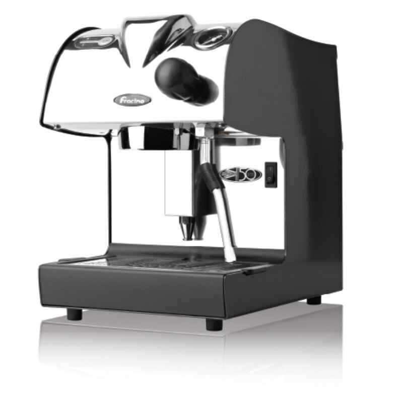 Black Fracino Piccino semi-automatic coffee machine